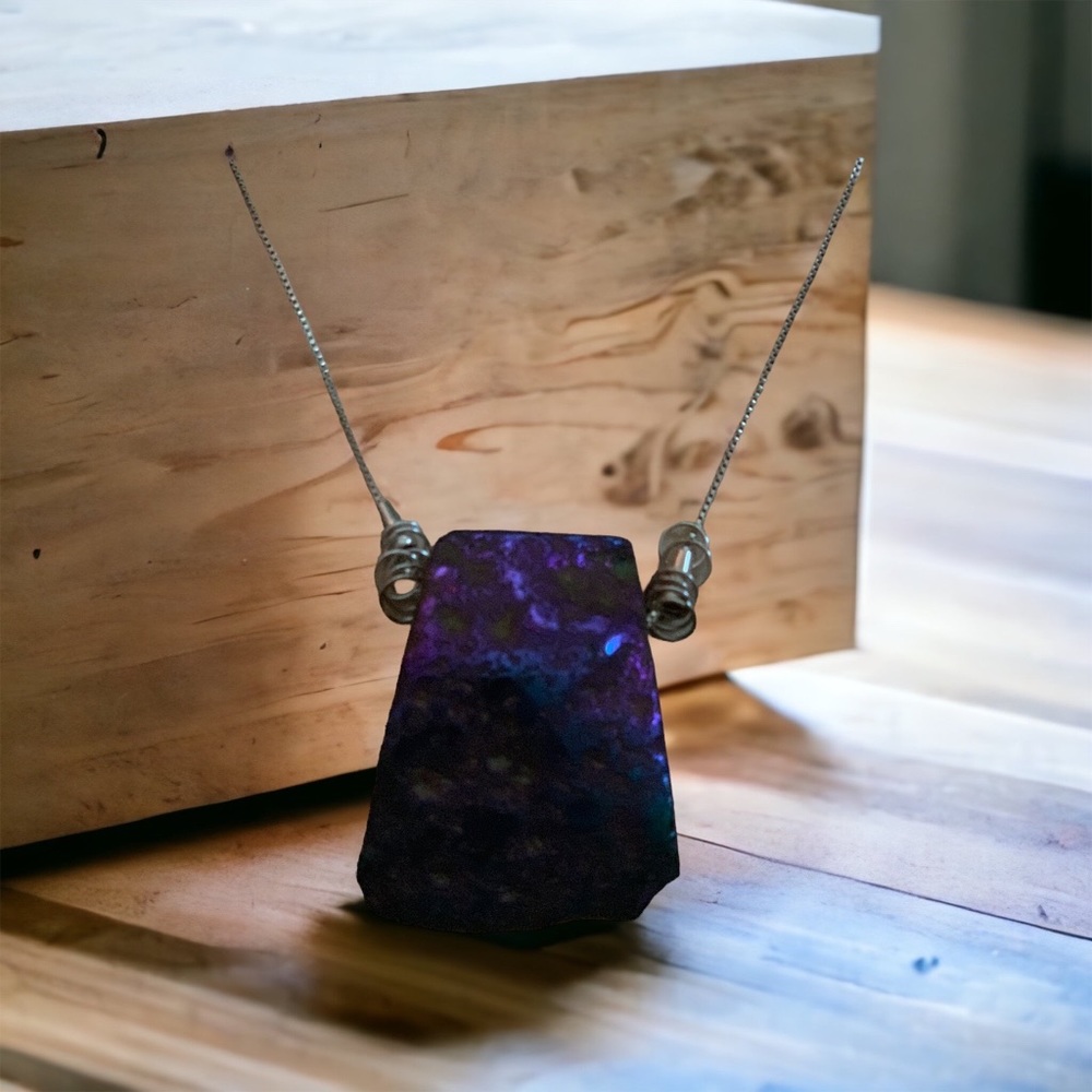 Handcrafted Pyrite & Sterling Silver Necklace By Katherine Morris Designs